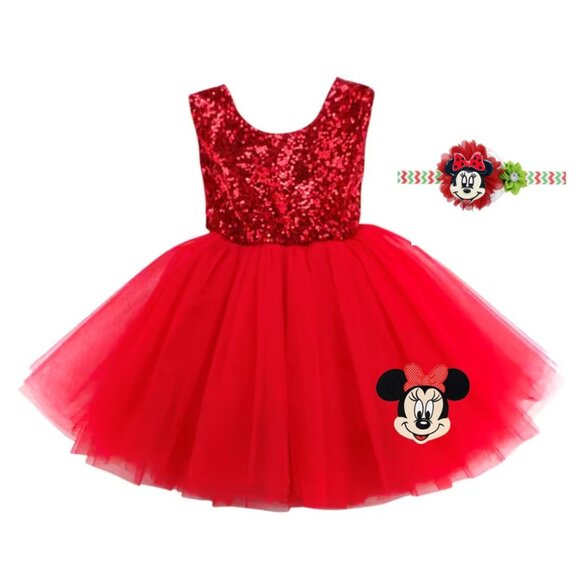 boutique Other - Minnie Mouse Dress Smash Cake Birthday Minnie Mouse Clothes Disney Dress